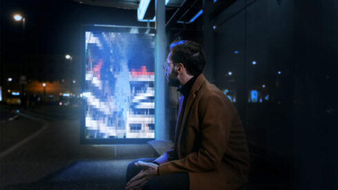 Do you know what your child is doing on their phone at night? – stirring night-time outdoor ads portray the harsh reality on children’s phone screens TBWA Helsinki